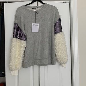 Fashion Nova Gray Sweatshirt